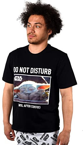 The Mandalorian - Grogu Official Mens Pyjamas XS-XL (Small) Blue