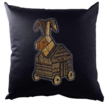 Urban Backwoods Trojan Rabbit Kissen Dekokissen