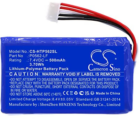 Cameron Sino Battery for HP Sprocket 100 PN:HP P0562-LF 500mAh / 3.70Wh