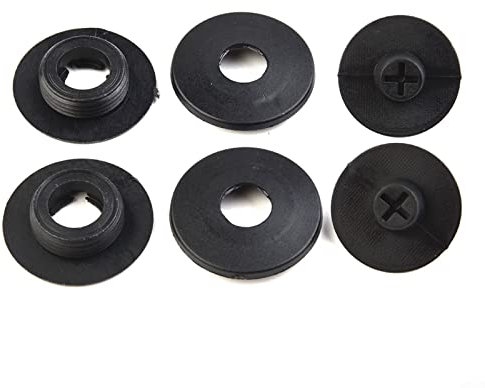 Klettteller Fußmatten Befestigung Halter Bodenhalter Autoteppich Gummimatten Druckknopf Halter Clips,Schwarz, 2er Set
