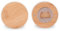 VIKY® Lot de 2 décapsuleurs ronds en bois en acier inoxydable - Décapsuleur personnalisé avec bois de bambou - Décapsuleur portable amusant et créatif - Cadeau parfait pour papa