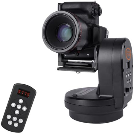Venidice YT-800 Remote Control Pan Tilt Head, Automatic Motorized Rotating Panoramic Head for Smartphones/DSLR Cameras/Action Cameras (Limited Weight Under 1kg)