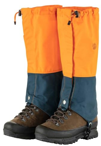 Fjällräven Unisex Singi-X-Gamaschen, Field Orange/Mountain Blue, S/M
