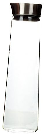 Garneck tetera de vidrio biberones botella infantil tapers de cristal jarra de cristal jarra para servir titular de agua fría pava recipiente de agua helada jarra de agua de gran capacidad