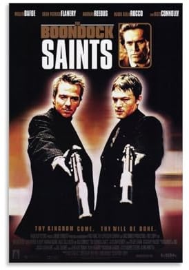 ZCHLATGDE Boondock Saints 1999 Poster Dekorative Malerei Leinwand Wandkunst Wohnzimmer Poster Schlafzimmer Malerei,Wandkunst Bilddruck Moderne Familienzimmer Dekor 24x36inch(60x90cm)