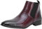 MlYJmer Stivali Chelsea da Uomo Stivaletti Stivali da Sera Casual Stivali Oxford,Rosso,41 EU