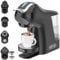 KOTLIE EM-308A Machine à café 5-en-1, compatible avec le café moulu/capsules/ESE（44mm）, quatre températures sélectionnables, sept volumes d'eau sélectionnables