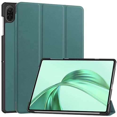Kepuch Custer Funda para Honor Pad X8A, X9, X8B 11,Slim Smart Cover Fundas Carcasa Case Protectora de PU-Cuero - Verde