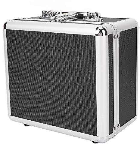 Jectse 2.5in Hard Drive Storage Box, 20 Bays Double Protection Hard Drive Storage Box with Convenient Handle and Security Lock for Home Office