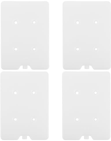 TOYZFRIENDY 4pcs Reusable Ice Packs for Air Cooler Fans Fast Freezing Cooling Blocks for Lunch Boxes Multi-use Cold Packs for Cool Bags and Ice Boxes Refreezable Freezer Blocks for Outdoor and