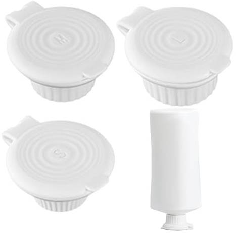 Generico Inverted Bottle Cap, Inverted Protective Set, 3 x Top | Lids for Pump Bottles, Lid Emptying Upside Down, Approx