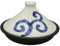 Porcelain tagine pot 21cm (heat-resistant ceramic plate) Whirlpools ID-09-01 (Japan import / The package and the manual are written in Japanese)
