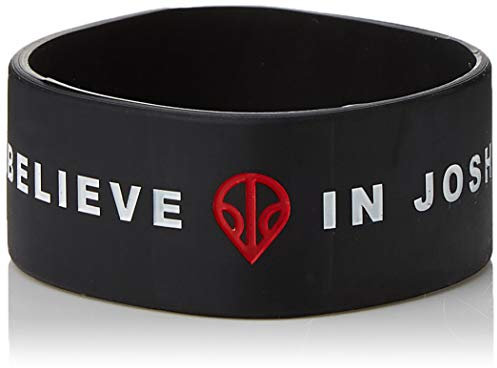 MERCHCODE Unisex Twenty One Pilots Bracelet, black, Einheitsgröße EU