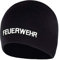 PACOTEX Premium Wintermütze Beanie Strickmütze Marineblau mit Stick Feuerwehr (weiß)