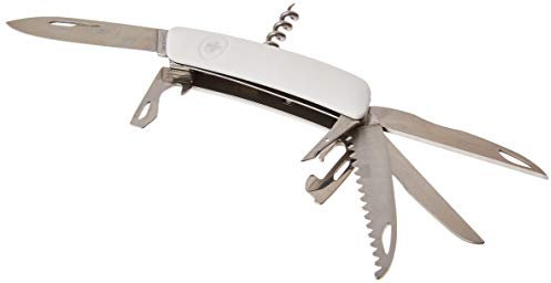 SWIZA D09 Blanc Couteau Suisse Adulte Unisexe, Blanche, 75mm