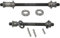 BDCP Fahrrad Achse Vorderradachse Hinterradachse Set 130mm 178mm mit Kugeln Achsen (Set HR und VR 178 x 9,5/130 x 9,5)