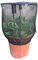 Plant Net Cover Protective Zipper Mesh Net Bag Garden Plant Cover Fruit Protection Garden Cover for Indoor Outdoor Flower Pot Holder Boho Style Home Decor