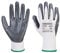 Portwest A310 Abrasion Resistant Flexo Grip Nitrile Glove Grey/White, X-Small