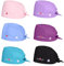 Comius Sharp Frosted Fluffy Turban 6 Stücke Verstellbare Arbeitskappen, Schrubben Kappe mit Schweißband für Frauen und Männer Körperpflege Bedarf
