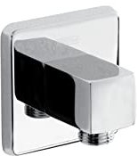 Bristan CARM WOSQ01 C Square Wall Outlet Shower Accessories, Chrome Plated