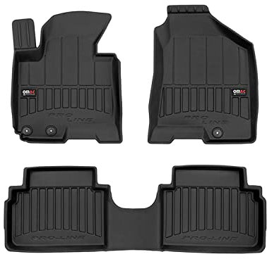 OMAC Gummi Fußmatten kompatibel mit Hyundai iX35 2009-2015 Premium TPE Automatten 3tlg
