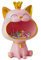 Efugadeng Lachende Katze Statue Figuren Lagerung Box，Katze Schmuck Schlüssel Aufbewahrungsbox，Schmuck Tablett, Große Katzen-Skulptur-Statuegeeignet für Zuhause, Büro-Dekoration (Rosa)