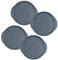 Russell Hobbs COMBO-6242 Set aus 4 Pizzapfannen – 37 cm Antihaft-Stahl-Backblech, PFOA-frei, durchlöcherter Rund-Knusper mit Löchern, robustes Küchengeschirr, Nightfall Stone, Blauer Marmor