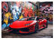 Papier Peint Intissé Chambre Enfant Garcon Voiture Gamer Graffiti - Colle Incluse - Papier Peint Panoramique Pour Chambre de Bébé Prêt à Poser - Photo Non Tissé Muraux Trompe l'oeil (104x70 cm)