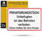 Hinweisschild PRIVATGRUNDSTÜCK! Betreten verboten!, 2 Stück, 30 x 20 cm, 1 mm starkes PVC Schild mit Bohrlöchern, Schilder Grundstück betreten untersagt, Achtung Unbefugte verboten Warnhinweis