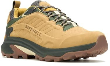 Merrell Moab Speed 2 Herren Wanderschuh aus Leder, wasserdicht, Hellbraun, 43 EU