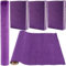 craspire 110x37 cm Samt-Buchtuch Zum Buchbinden, Lila, Selbstklebende Oberfläche, Buchumschlag Mit Papierrücken, Bücher, Alben, Scrapbooking, DIY-Einbandschutz, Buchtuch, Buchbindebedarf