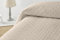 Degrees home - Liso - Colcha Cama 135 - Colcha bouti Cama - Primavera, Verano - 230x260 - Beige