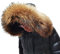 Adynice Echtpelzkragen Unisex Naturpelzschal Daunenjacke Kapuzenpelzkragen 70CM18CM