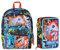 VARZI Seven School Pack Rules Boy SJ Ever: Zaino Doppio Scomparto + Astuccio Triplo 3 Zip Completo 45 Pezzi, Stile e Praticità per la Scuola 1956