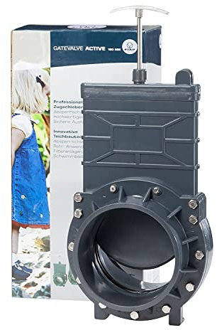 FIAP GateValve ACTIVE 160 - Zugschieber mit Edelstahlspindel und -schieber, 2x Klebemuffe, Ø 160 mm