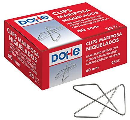 MTL 79199 Clips Nr. 20, Schmetterlings-Design, 60 mm, 25 Stück