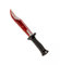 shoperama Halloween-Accessoire - Messer mit fließendem Blut für Piraten Killer Horror Kostüme