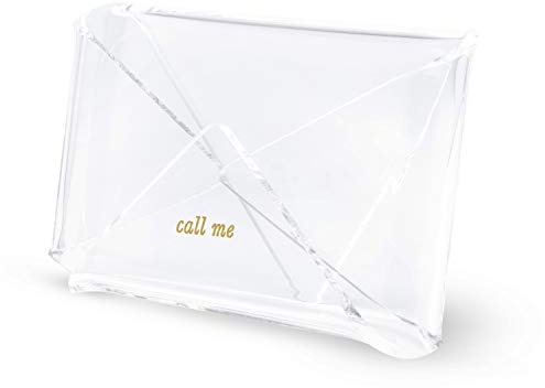 Kate Spade New York Acrylic Business Card Holder, Call Me