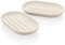 Viewnub Lot de 2 porte-savon en plastique Beige