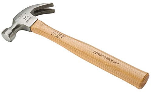 OX OX-T085116 Trade - Martello da carpentiere con manico in noce americano, 450 g