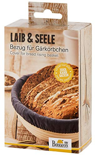 RBV Birkmann, 700727, Laib und Seele, Bezug für Gärkörbchen, rund, klein, Baumwolle