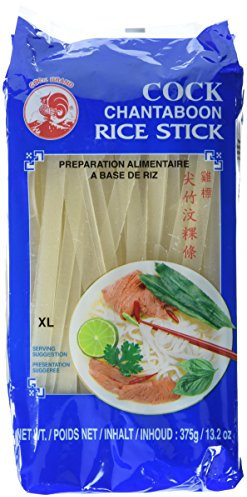 Cock Reisnudeln, 10 mm, 1. Qualität (1 x 375 g Packung)