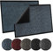 TrendMakers Door Mat Indoor & Outdoor Non-Slip Rubber Backed door mats indoor Super Absorbent Washable Dirt Trapper doormats - Durable & wrinkle-free Barrier Rug (Midnight Blue/Black - 40cm x 60cm)