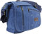 irisaa Große Umhängetasche Damen, Casual Handtasche mit vielen fächern, Canvas Multifunkionale Schultertasche für Schule Shopping Arbeit, Unisex, Damen Tasche:Blau