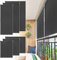 LARS360 Außenrollo Vertikaler Sonnenschutz Balkon Terrasse Wasserdichter Sonnenschutz Sichtschutz Dunkelgrau 180x240cm