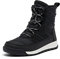 Sorel KIDS WHITNEY II SHORT LACE WATERPROOF Winterstiefel für Unisex Kinder, Schwarz (Black) - Youth, 33 EU