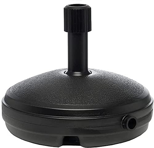 1ABOVE Garden Parasol Base Round Parasol Umbrella Stand 7L Plastic Water Filled Heavy Duty - Parasol Base Perfect for most Outdoor Decor Garden patio (ROUND)