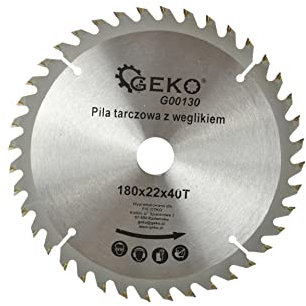 180x22 mm lame de scie, lame de scie circulaire pour le bois avec 40 dents TCT inclinées