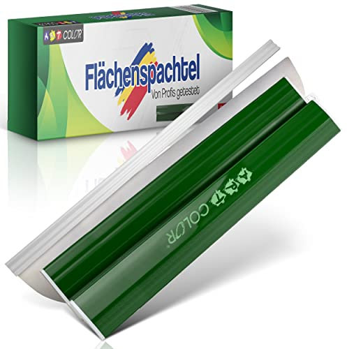 Art-Color Flächenspachtel 600mm mit ergonomischem Z-Griff für extra Handlichkeit und austauschbarer Edelstahlklinge 0,3mm für ansatzfreies Spachteln sowie großflächiges Glätten