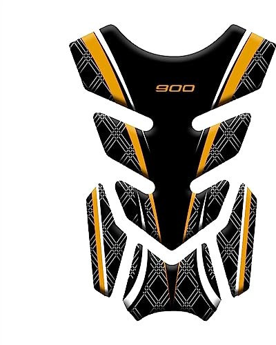 BBAUER Tankaufkleber Für Kawasaki Z900 Z 900 Z900 Motorrad Tank Pad Gas Schutz Aufkleber Zubehör Aufkleber (Color : Gold)
